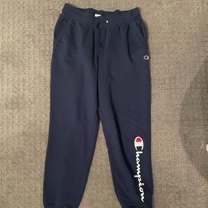 Navy blue champion joggers